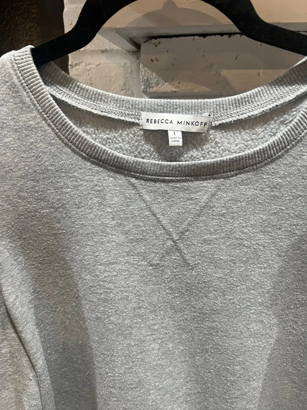 SOLD - Not for Sale - Rebecca Minkoff:  Gray Sweatshirt - Picture 3 of 6
